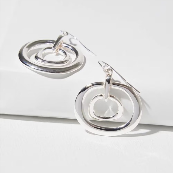 Chicos eccentric double hoop earrings - Picture 1 of 2